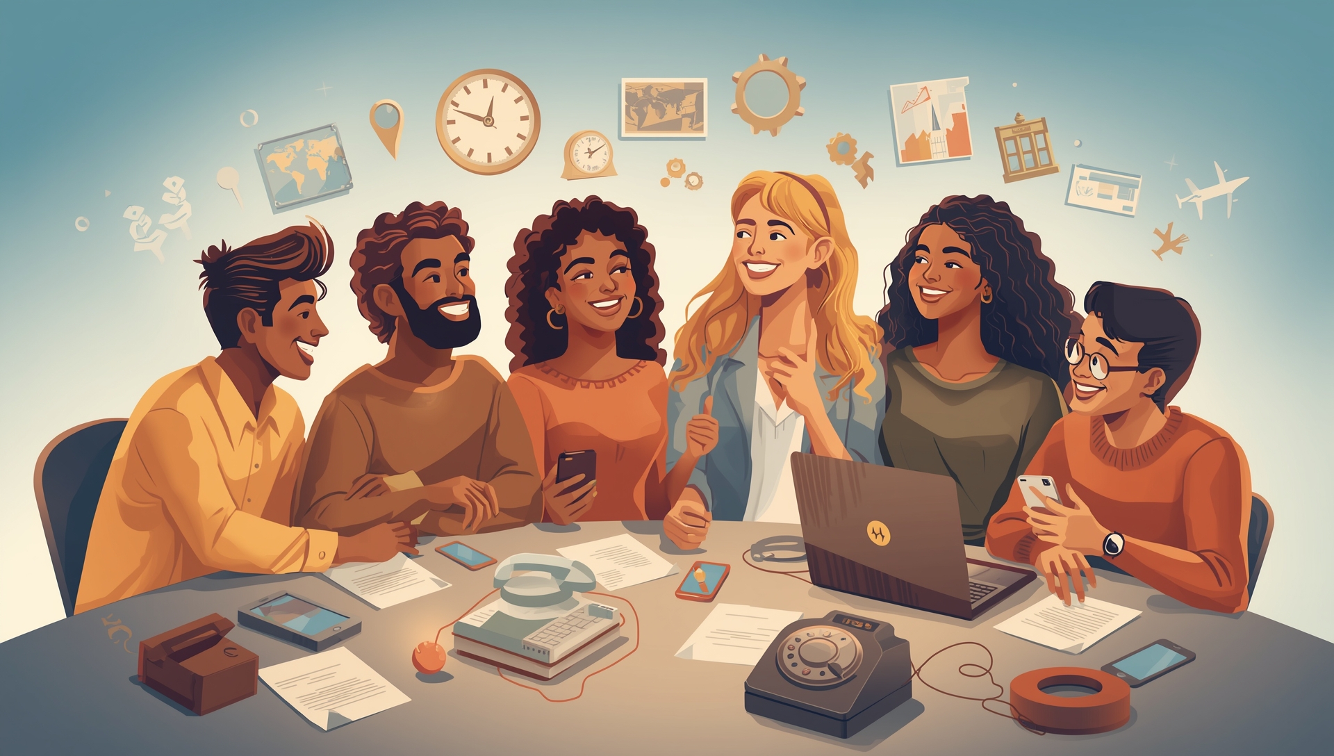 Tools for Staying Connected with Friends Across Time and Distance