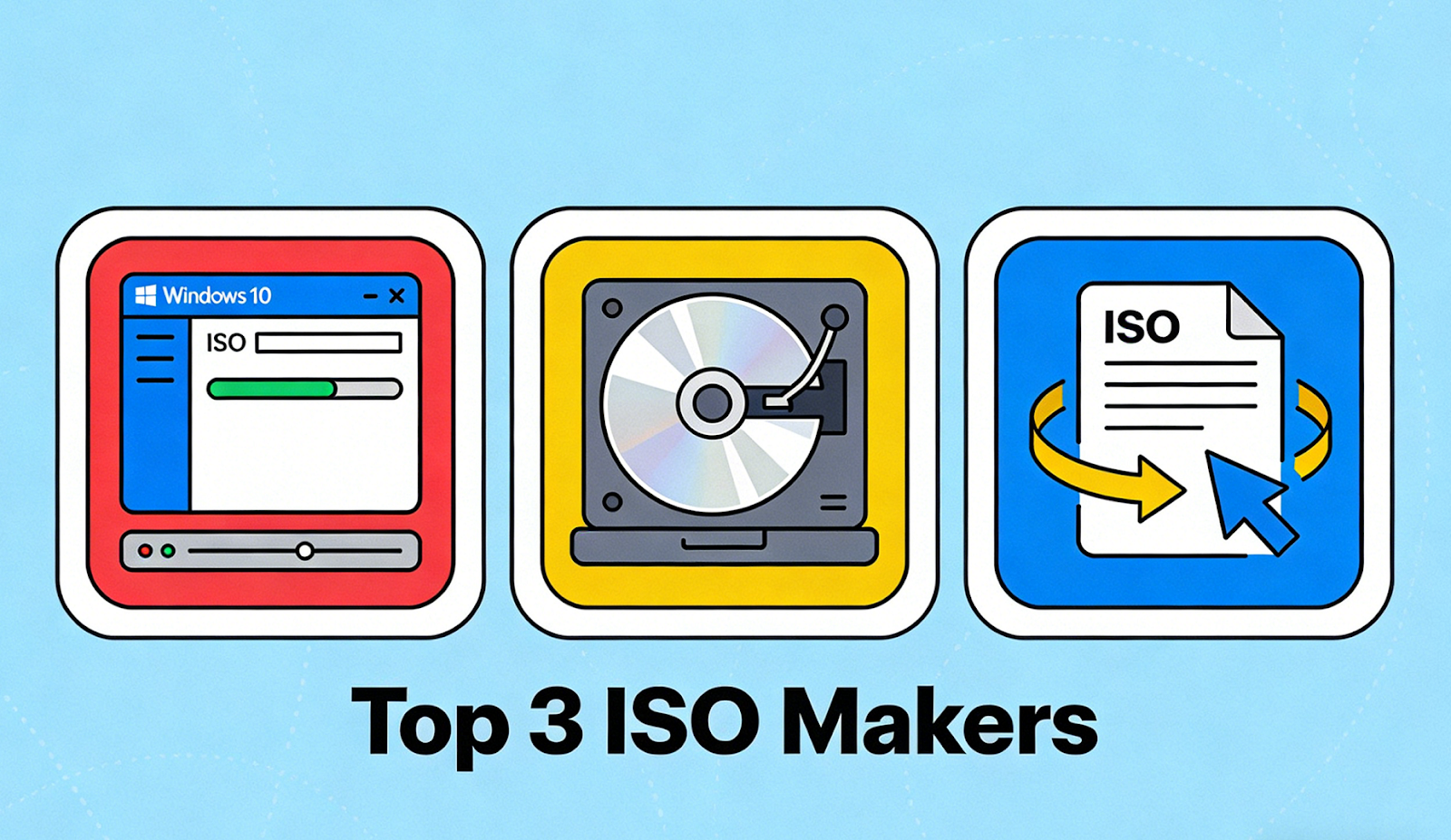 3 Best ISO Makers for Windows 10/11
