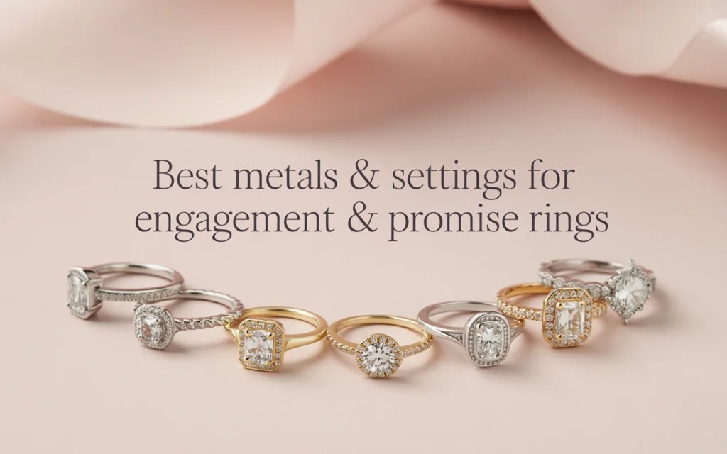 Best Metals & Settings for Engagement & Promise Rings