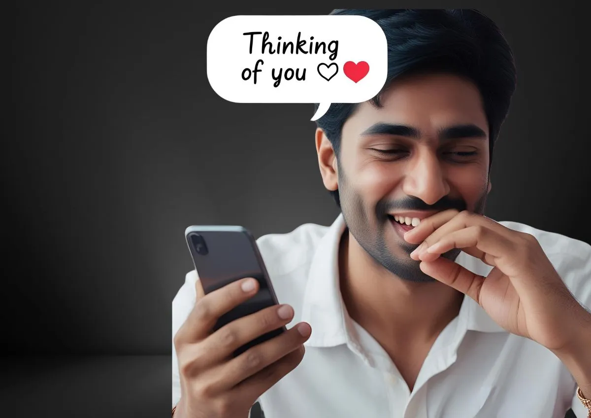 Flirty Response To Thinking of You to Blush Your Partner