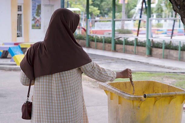 Lawn debris disposal and responsible outdoor cleanup