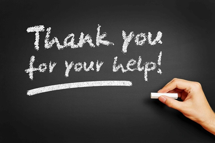 85+ Ways to Express “Thank You for Your Help in this Matter”