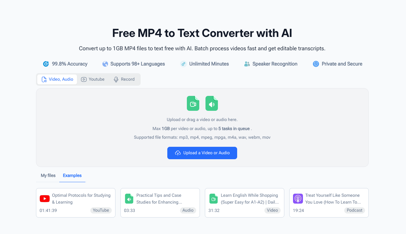 Video Creator’s Must-Have: This Free Video Transcriber AI Saves Me Hours of Editing with MP4 to Text