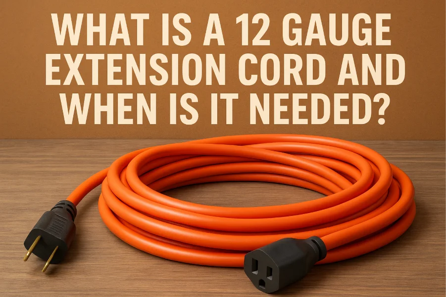 What Is a 12 Gauge Extension Cord and When Is It Needed?