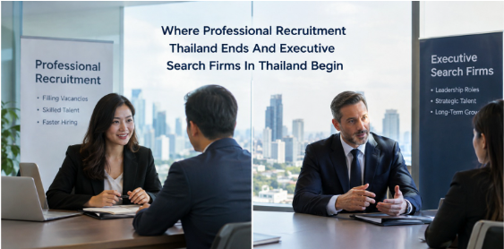 Where Professional Recruitment Thailand Ends And Executive Search Firms In Thailand Begin